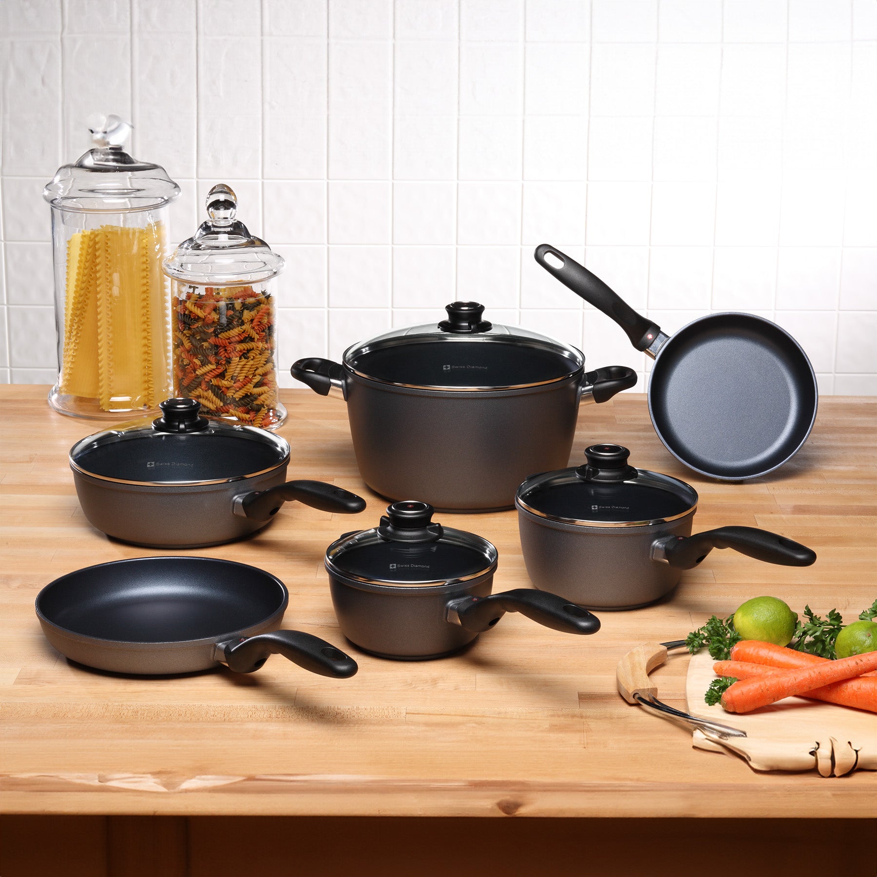 HD Nonstick 10-Piece Set - Ultimate Kitchen Kit - on kitchen counter