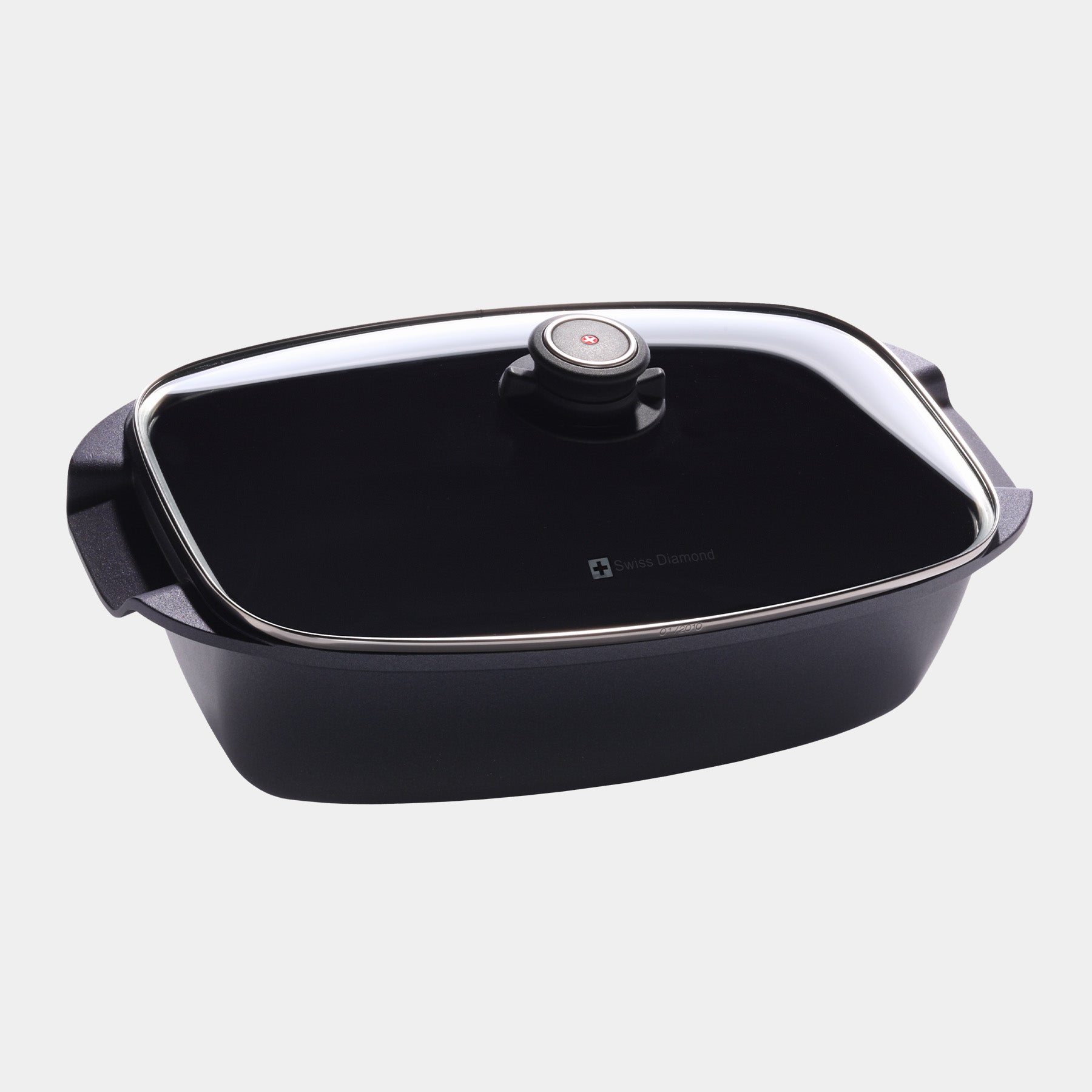 HD Nonstick 5.3 qt Roaster with Glass Lid