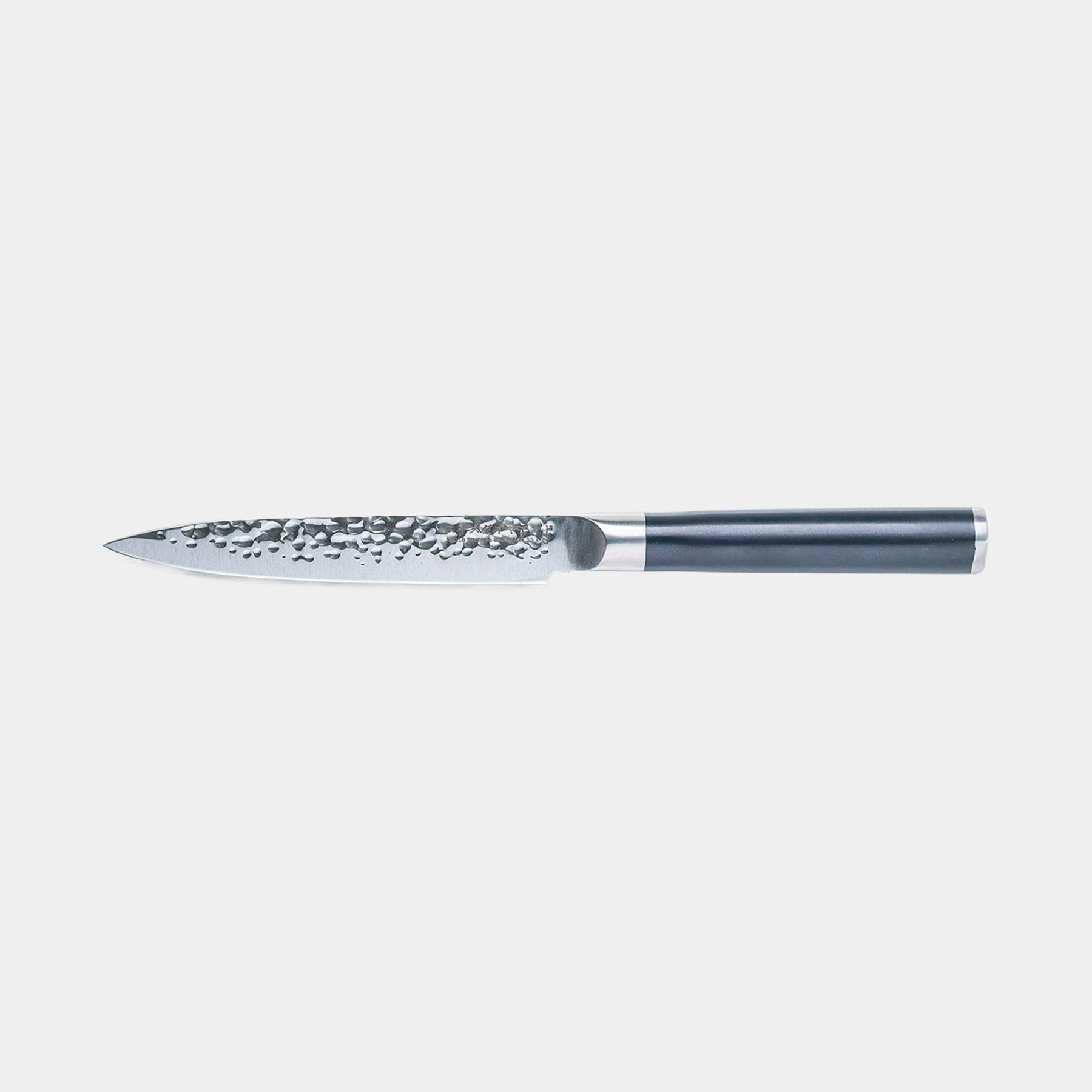 5" Hammered Utility Knife top view