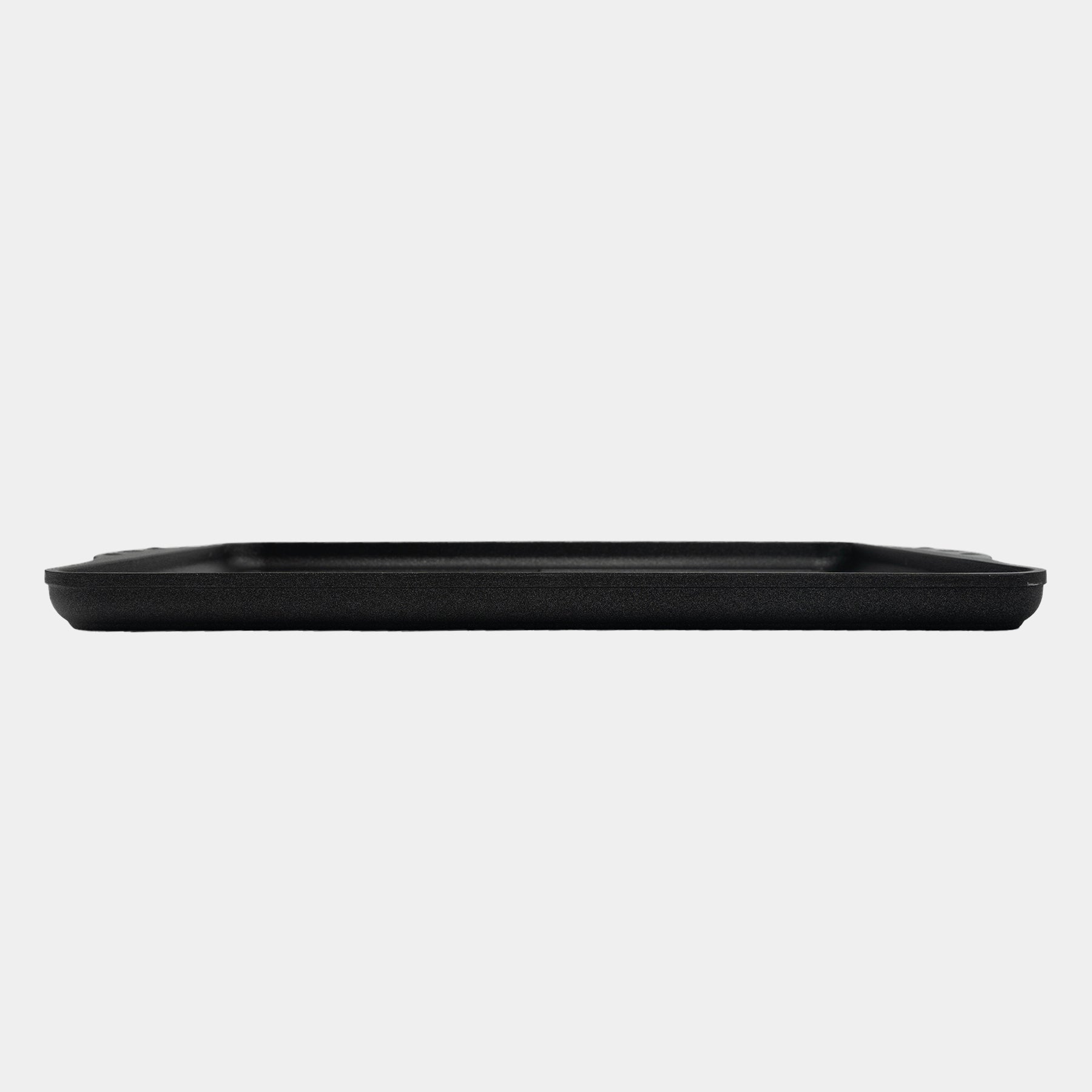 XD Nonstick 17" x 11" Double-Burner Grill/Griddle Combo side view