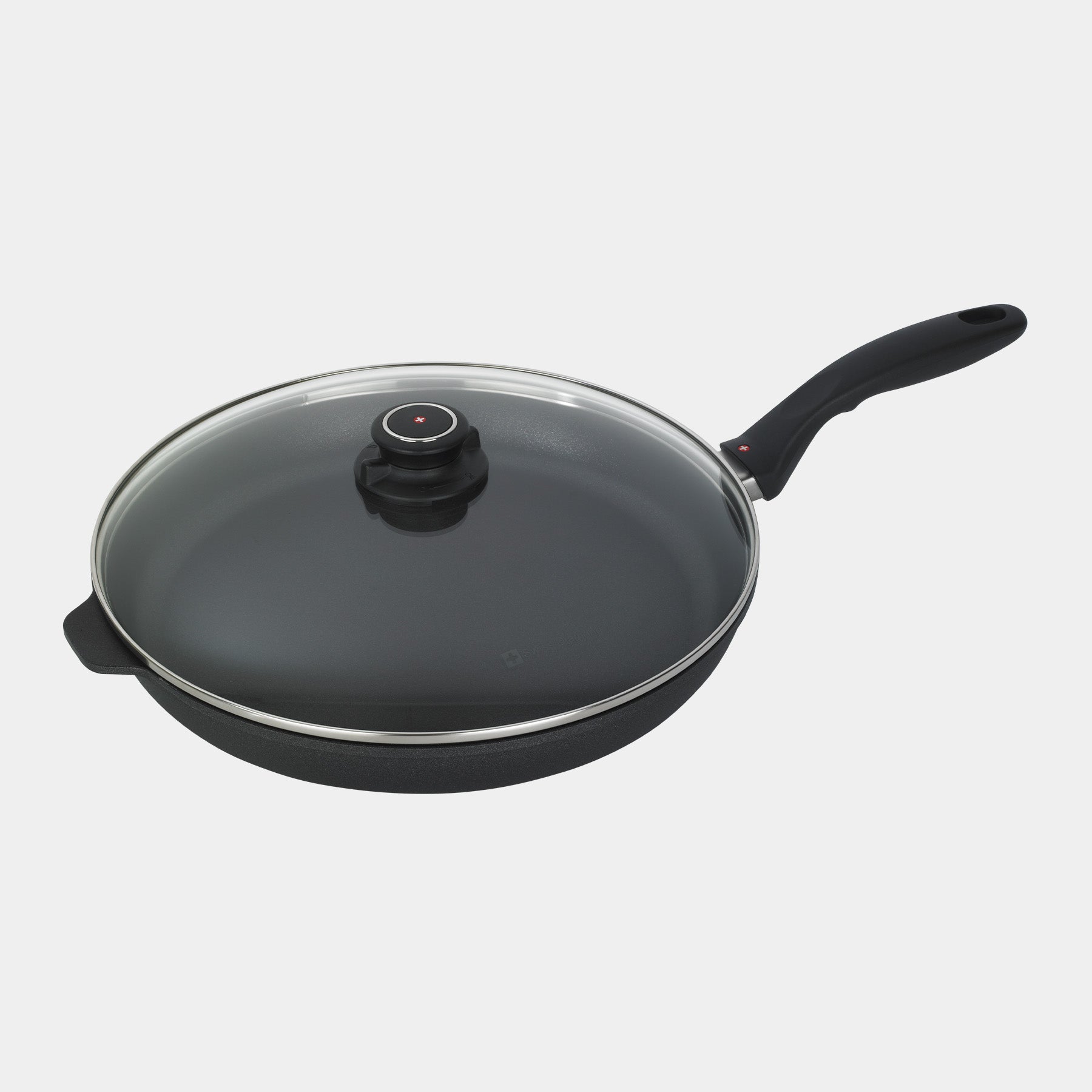 XD Nonstick 12.5" Fry Pan with glass lid