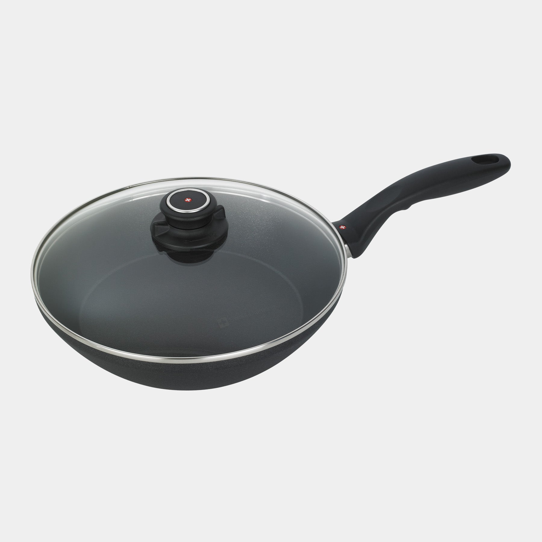 XD Nonstick 10.25" Stir-Fry Pan with Glass Lid - Induction