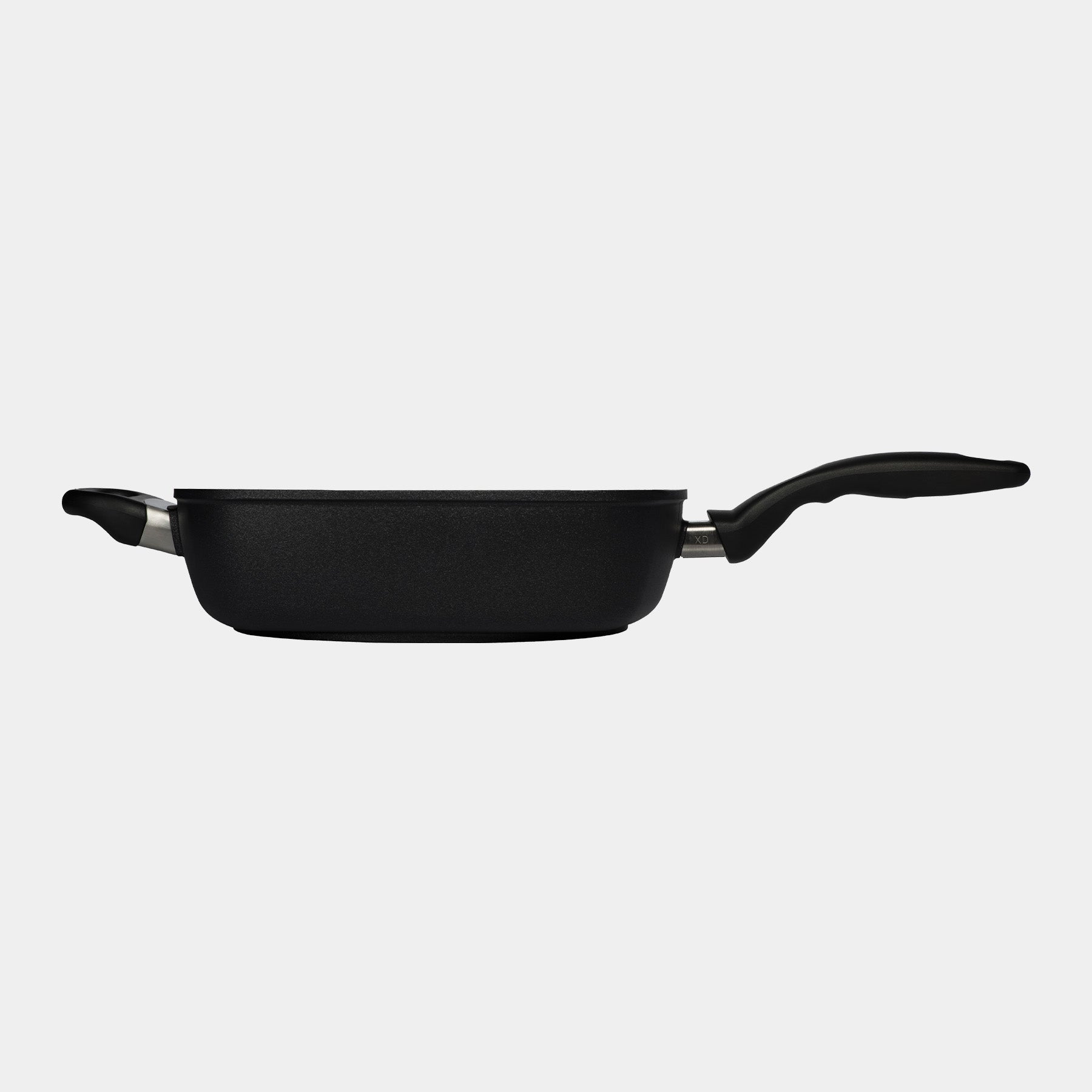 XD Nonstick 11" x 11" Deep Square Grill Pan Side View