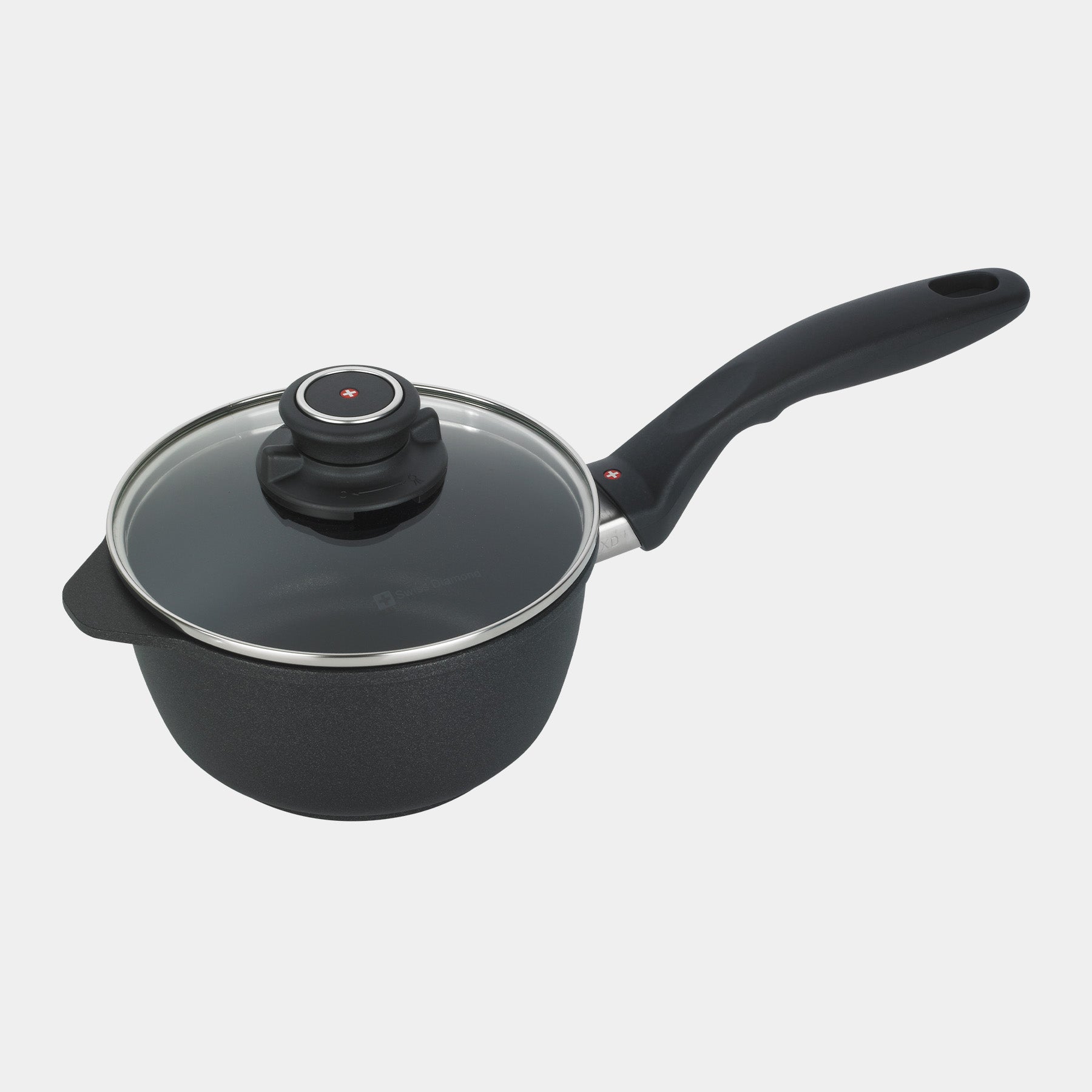 XD Nonstick 1.4 qt Saucepan with Glass Lid