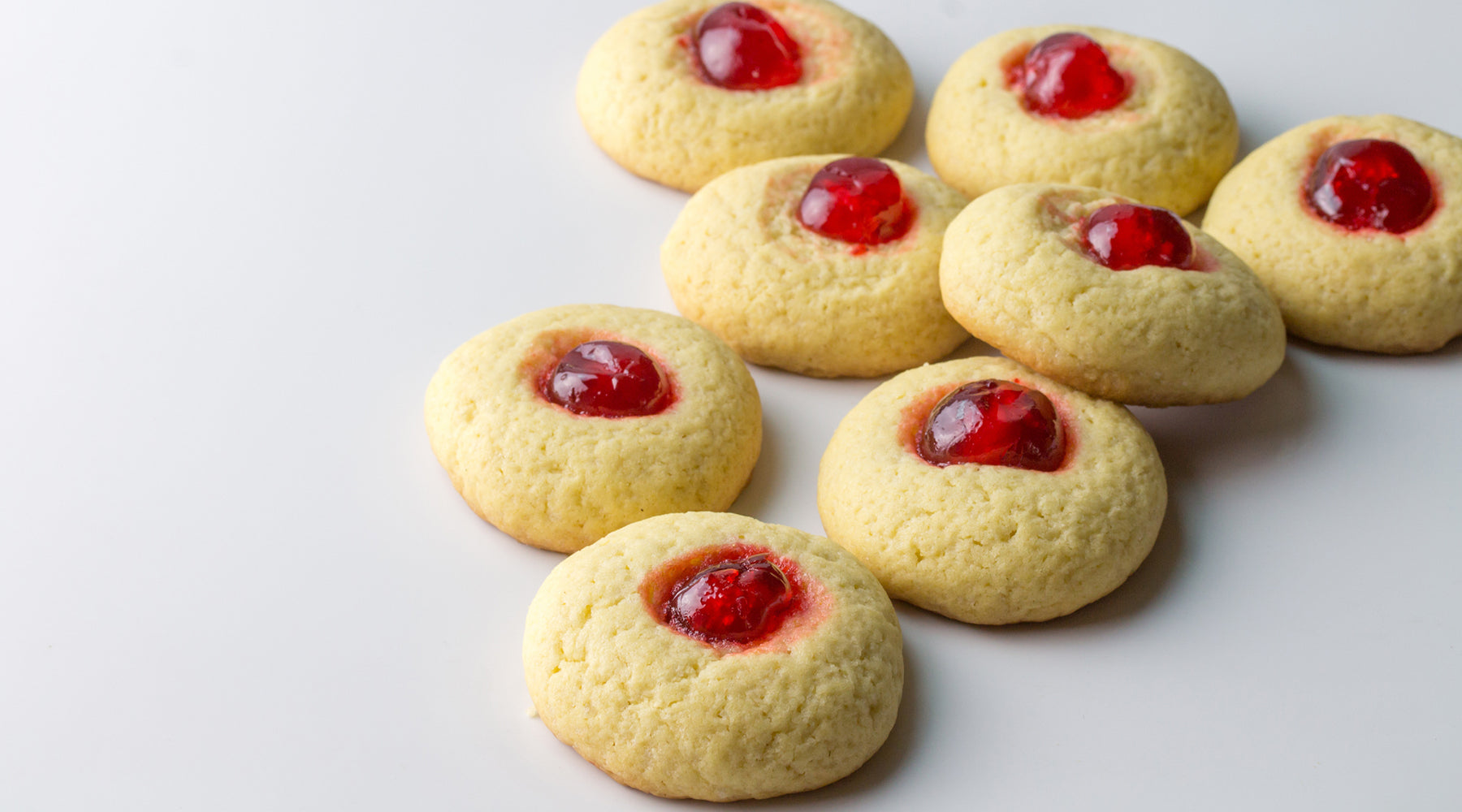 Buttery Apple Streusel Thumbprint Cookies