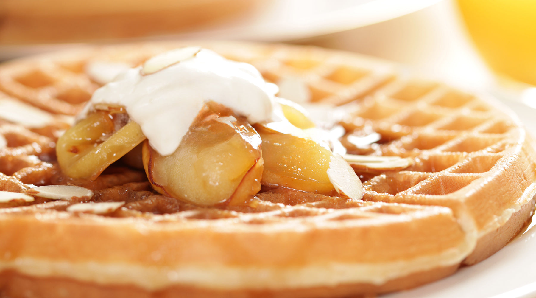 Chai-Spiced Apple Waffles