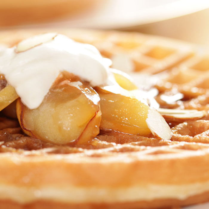 Chai-Spiced Apple Waffles