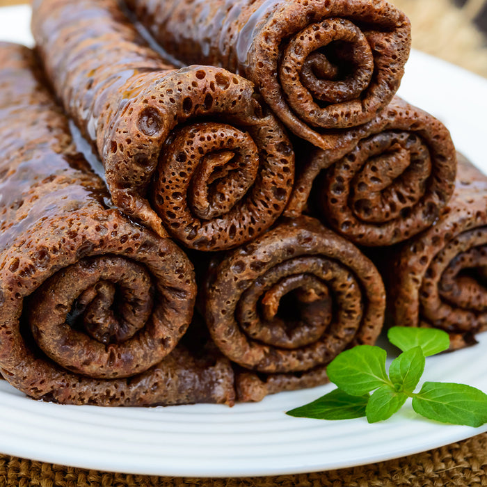 Chocolate Crepe Cake Roll