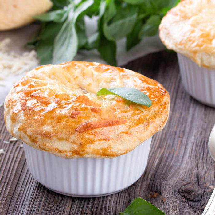 Turkey Pot Pie in ramekin 