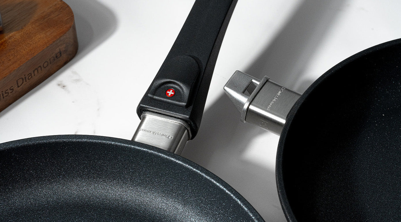 Detachable Handle Pans — Swiss Diamond