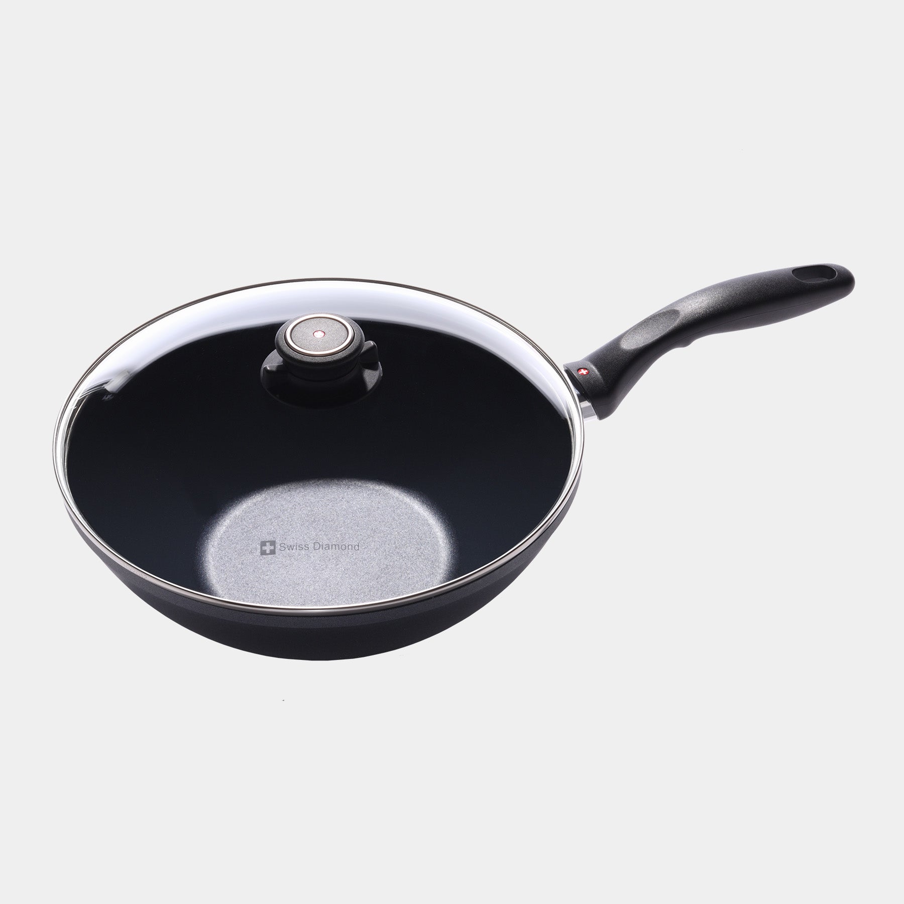 HD Nonstick 11" Wok with Glass Lid - Induction