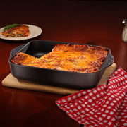 HD Nonstick Roasting Pan in use on dining room table