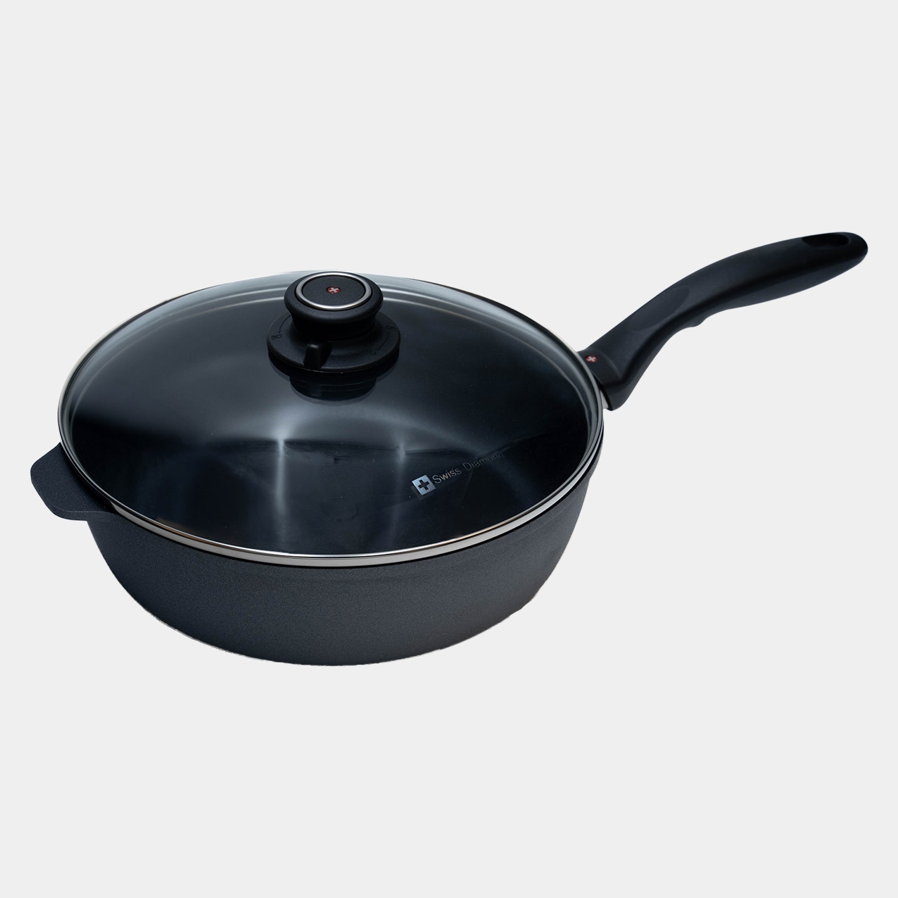 HD Nonstick 3.8 qt Saute Pan with Glass Lid - Induction