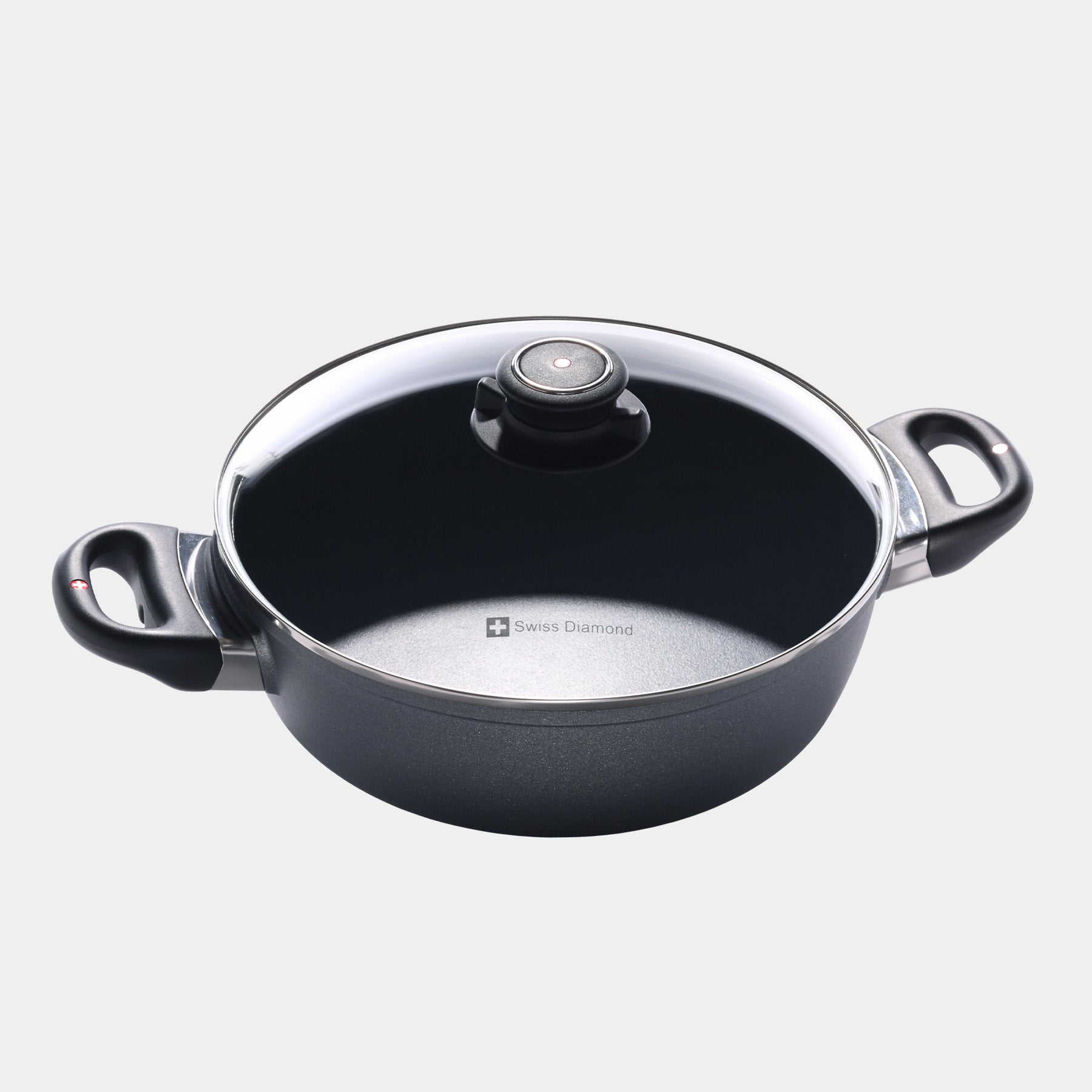 HD Nonstick 3.2 qt Casserole with Glass Lid