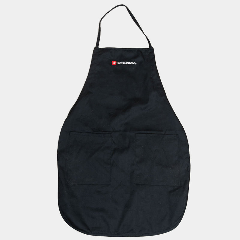 Chef's 2-Pocket Apron - Black - Swiss Diamond