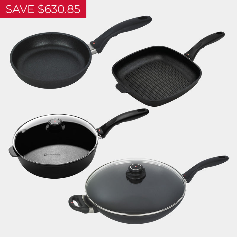 Versatile Chef Collection - Only $199.95 (Discount Applied At Checkout) - Swiss Diamond