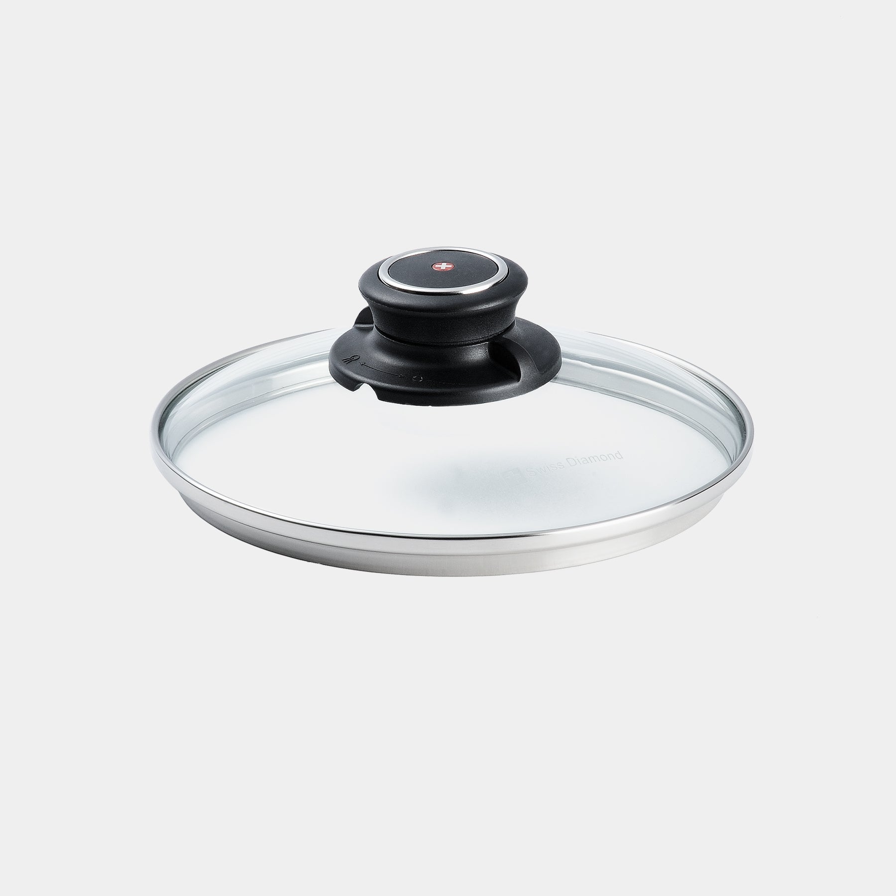 12.5" Swiss Diamond Tempered Glass Lid
