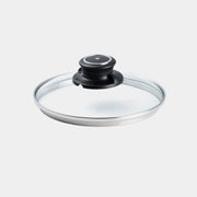 Tempered Glass 6.3" Lid side view