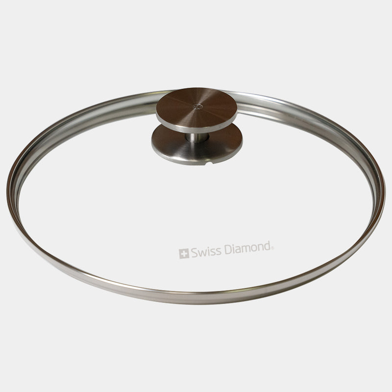 CXD Tempered Glass Lid with Stainless Steel Knob - Swiss Diamond