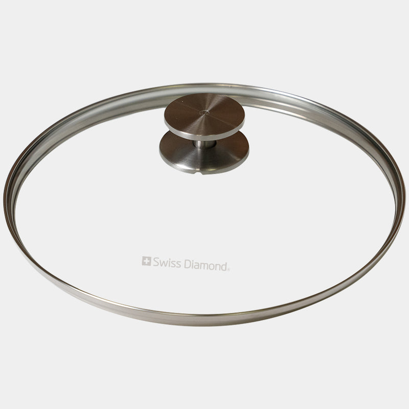 CXD Tempered Glass Lid with Stainless Steel Knob - Swiss Diamond
