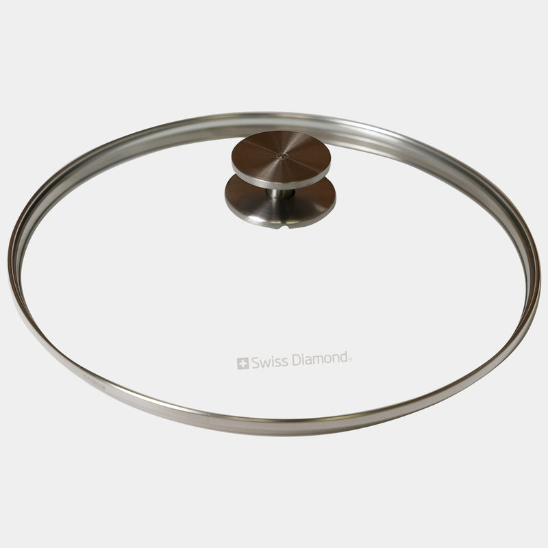CXD Tempered Glass Lid with Stainless Steel Knob - Swiss Diamond