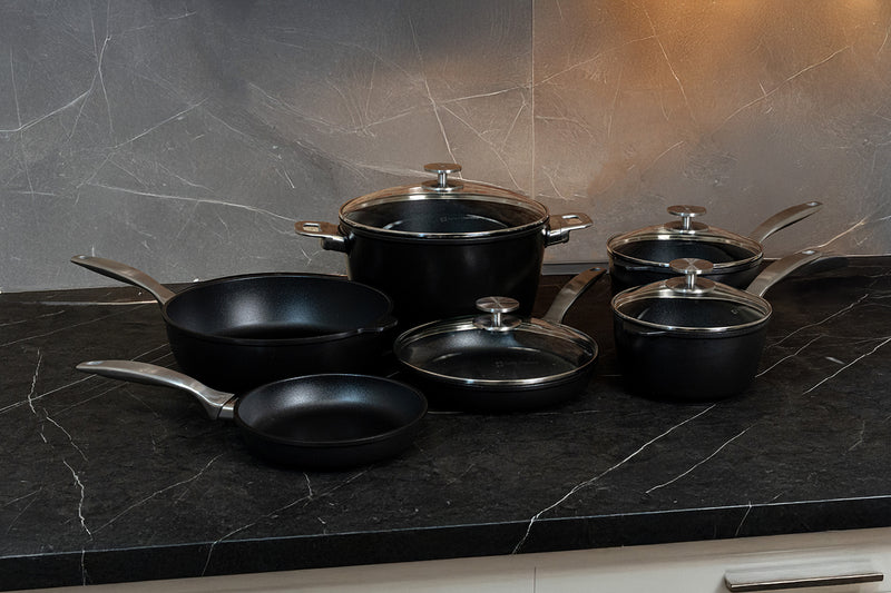 CHD Nonstick 10-Piece Set - Complete Kitchen Set - Swiss Diamond