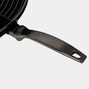 CHD Nonstick 12.5" Wok with Glass Lid close up of handle