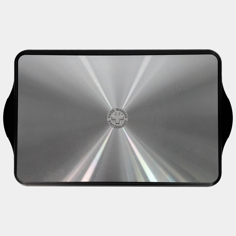 CHD Nonstick 17" x 11" Double-Burner Griddle bottom view