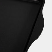 CHD Nonstick 17" x 11" Double-Burner Griddle close up of top view of handle