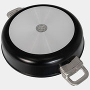 CHD Nonstick 3.7 qt Sauteuse with Glass Lid bottom view