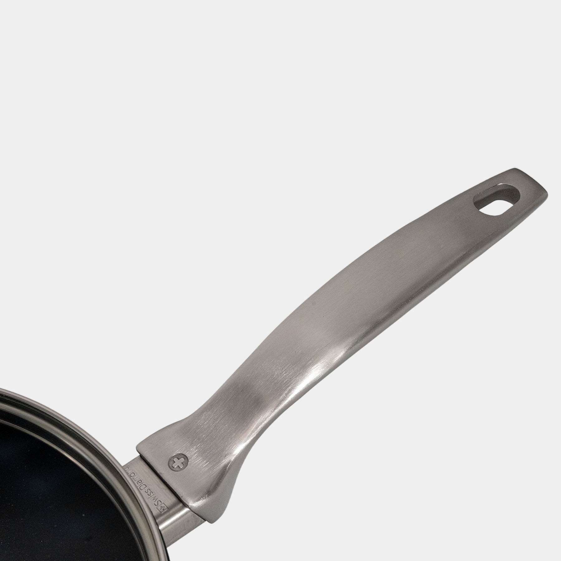 CHD Nonstick 3.2 qt Saucepan with close up view of handle