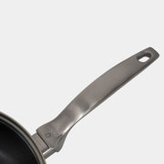 CHD Nonstick 3.2 qt Saute Pan with Glass Lid close up handle view