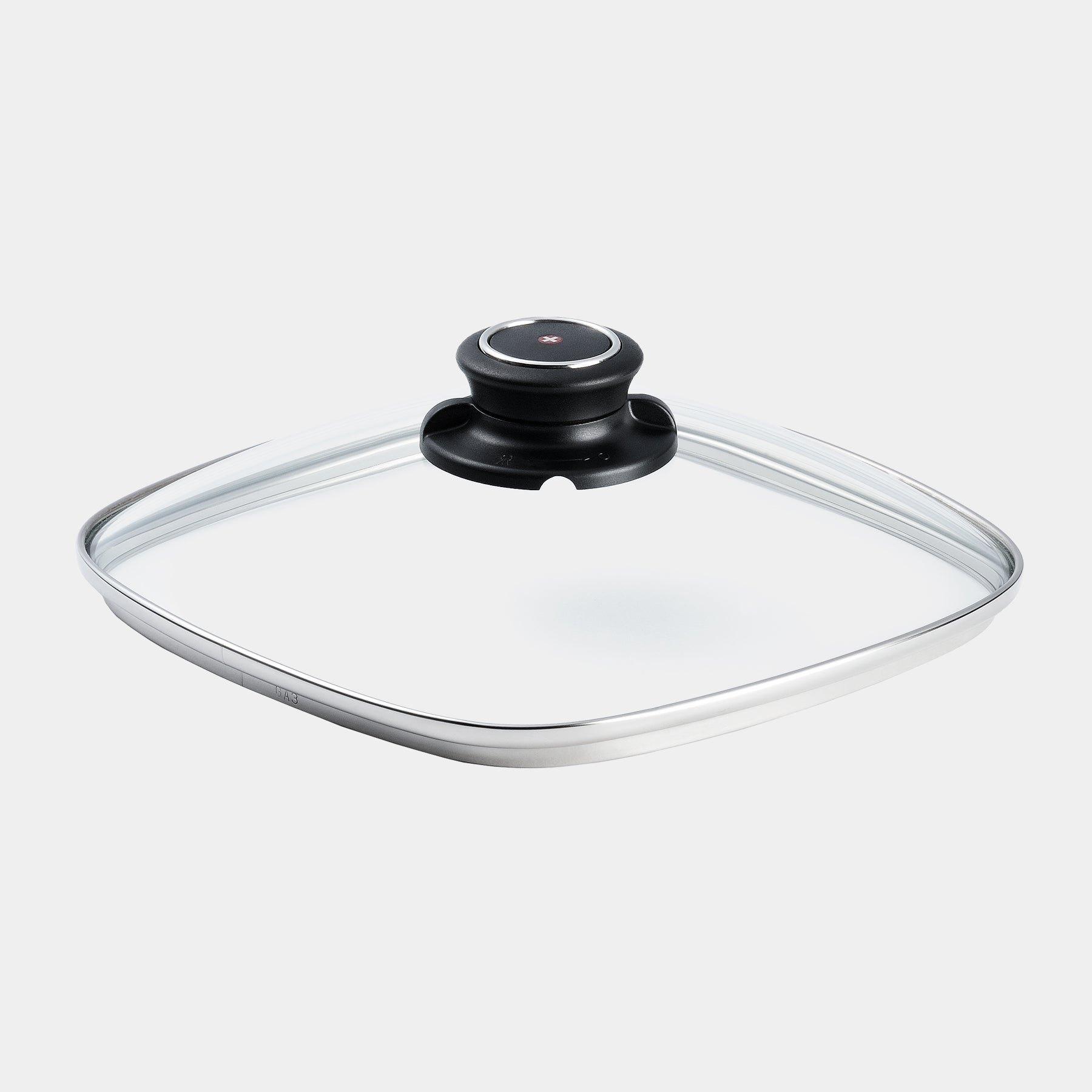 Square Tempered  8" x 8" Glass Lid