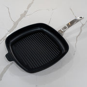 CXD PFAS Free Nonstick Square Grill Pan - 11" x 11" (28 cm x 28 cm) - Swiss Diamond