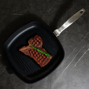 CXD PFAS Free Nonstick Square Grill Pan - 11" x 11" (28 cm x 28 cm) - Swiss Diamond