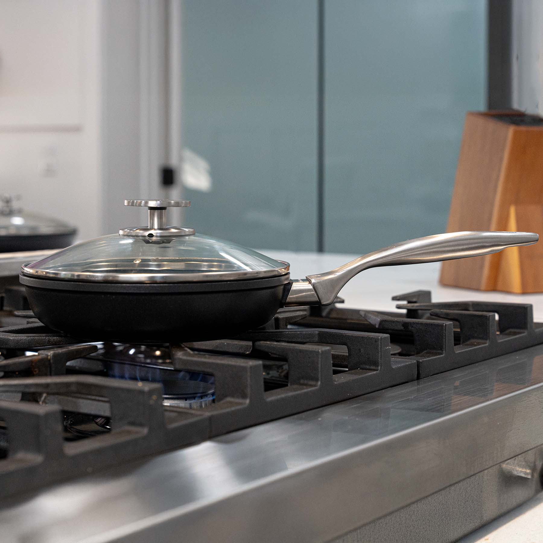 CXD PFAS Free Nonstick Fry Pan with Glass Lid