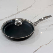 CXD PFAS Free Nonstick Fry Pan with Glass Lid - Swiss Diamond