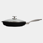 CXD PFAS Free Nonstick Fry Pan with Glass Lid - Swiss Diamond