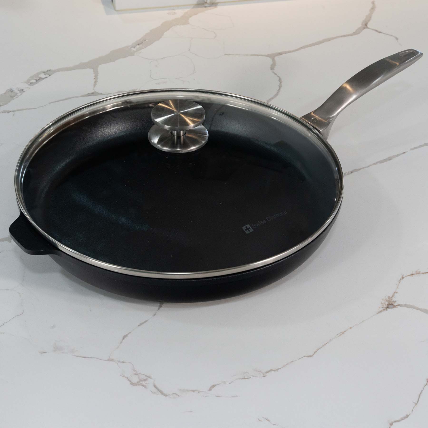 CXD PFAS Free Nonstick Fry Pan with Glass Lid