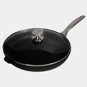 CXD PFAS Free Nonstick Fry Pan with Glass Lid - Swiss Diamond