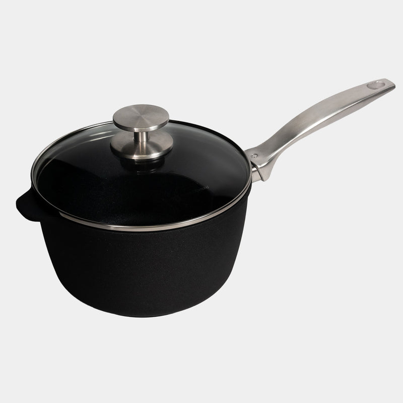 CXD PFAS Free Nonstick Saucepan with Glass Lid - Swiss Diamond