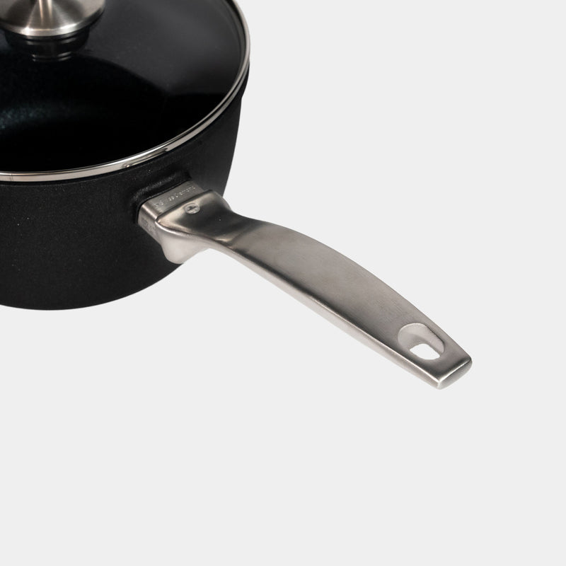 CXD PFAS Free Nonstick Saucepan with Glass Lid - Swiss Diamond