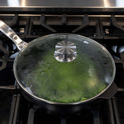 CXD PFAS Free Nonstick Saute Pan with Glass Lid - Swiss Diamond