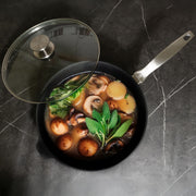 CXD PFAS Free Nonstick Saute Pan with Glass Lid - Swiss Diamond