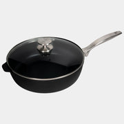 CXD PFAS Free Nonstick Saute Pan with Glass Lid - Swiss Diamond