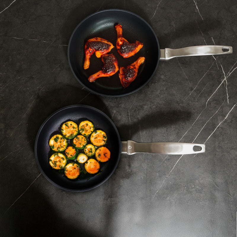 CXD PFAS Free Nonstick 2-Piece Small Fry Pan Set (8" & 10.25") - Swiss Diamond