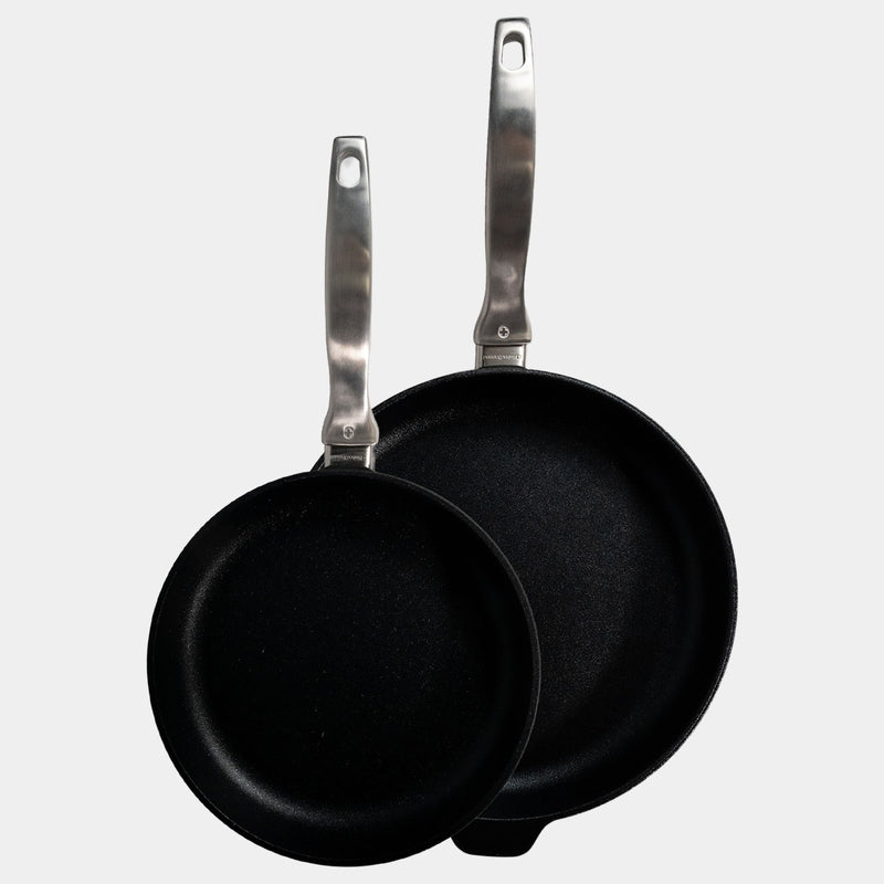 CXD PFAS Free Nonstick 2-Piece Fry Pan Set (9.5" & 11") - Swiss Diamond