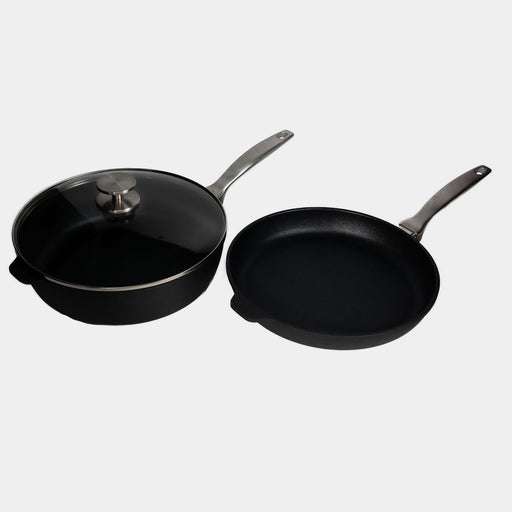CXD PFAS Free Nonstick 3 Piece Set - 11" Fry and Saute Pan - Swiss Diamond