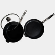 CXD PFAS Free Nonstick 3 Piece Set - 11" Fry and Saute Pan - Swiss Diamond