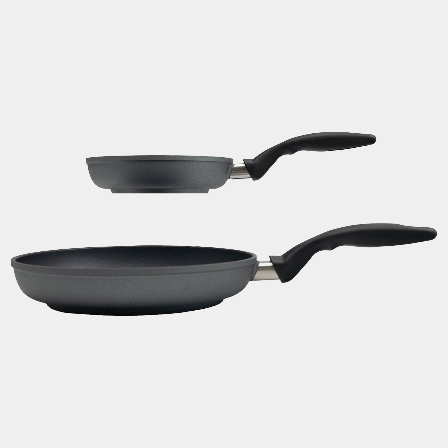 HD Nonstick 2-Piece Fry Pan Set - Induction side view